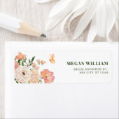 Étiquette Fleur de pêche (En situation)