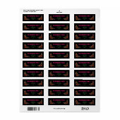 Étiquette Fleur ethnique brillante Fiesta Mexicaine Broderie (Feuille entière)