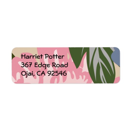 Étiquette Fleur fine Cool mignonne Girl Retro Floral (Devant)