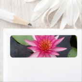 Étiquette Fleur Lotus (En situation)