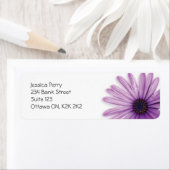Étiquette Fleur Mark - Violet (En situation)