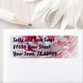 Étiquette Fleur Pastel (En situation)