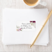 Étiquette Fleur romantique pivoine florale (En situation)