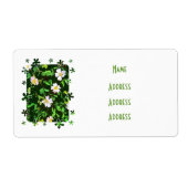 ÉTIQUETTE FLEUR SAUVAGE (Devant)