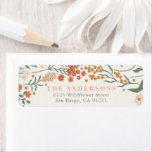 Fleur sauvage Boho Retro