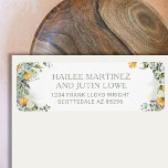 Étiquette Fleur sauvage coloré Printemps mariage Adresse de<br><div class="desc">Ajoutez une touche d'élégance fleurie à votre papeterie mariage avec l'étiquette d'adresse de retour de mariage Fleur sauvage coloré. Parfaits pour un jardin mariage de printemps ou d'été, ces étiquettes de adresse personnalisés présentent un design dynamique inspiré de délicates fleurs florales d'été. Le charmant motif fleur sauvage apporte une touche...</div>