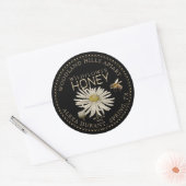 Étiquette Fleur sauvage d'abeilles à miel modifié  (Enveloppe)