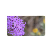 Étiquette Fleur sauvage de lavande (Devant)