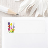 Étiquette Fleur Tulip (En situation)