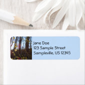 Étiquette Fleurs à épicéa au printemps (En situation)