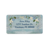 Étiquette Fleurs de bord de mer (Devant)