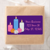 Étiquette Fleurs de bougie Lit Thunder_Cove (En situation)