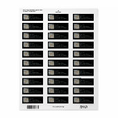 Étiquette Fleurs de cerises du soir I Printemps Floral (Feuille entière)