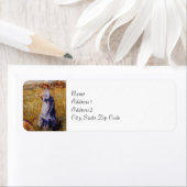 Étiquette Fleurs de collecte de filles par Renoir (En situation)