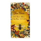 ÉTIQUETTE FLEURS DE PRINTEMPS HONEY BEE, BEEKEEPER (Devant)