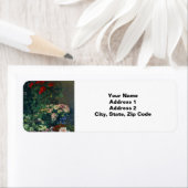 Étiquette Fleurs de printemps Monet (En situation)