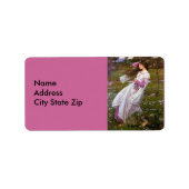 Étiquette Fleurs de vent par John Waterhouse (Devant)