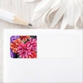 Étiquette Fleurs éclatantes (En situation)