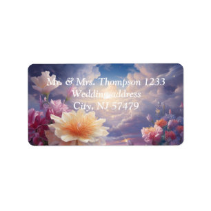 Étiquette Fleurs mystiques du royaume surnaturel