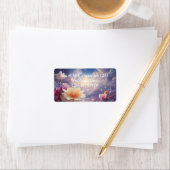 Étiquette Fleurs mystiques du royaume surnaturel (En situation)