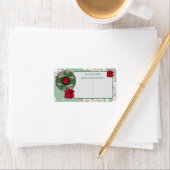 Étiquette Fleurs pour Noël (En situation)