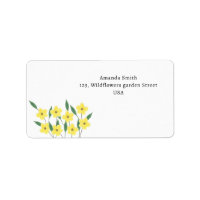 Fleurs sauvages jaunes 