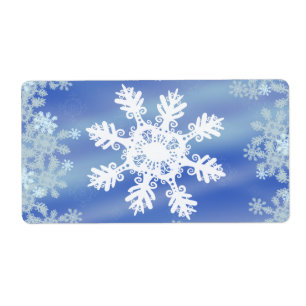 Étiquette Flocon de neige