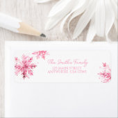 Étiquette Flocon de neige Aquarelle hiver ONE derland Annive (En situation)