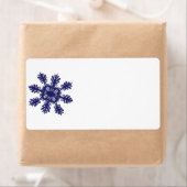 Étiquette Flocon de neige II (En situation)