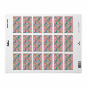 Étiquette Floraison (Feuille entière)