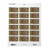 Étiquette Floraison de printemps éternel (Feuille entière)