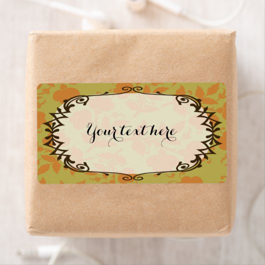 Étiquette Floral (En situation)