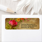 Étiquette Floral Beth (En situation)