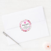 Étiquette floral coloré (Enveloppe)