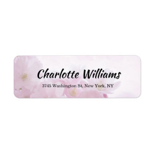 Étiquette Floral Creative Minimaliste Professionnel Moderne