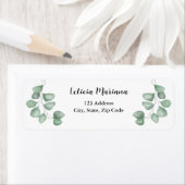 Étiquette Floral Eucalyptus (En situation)