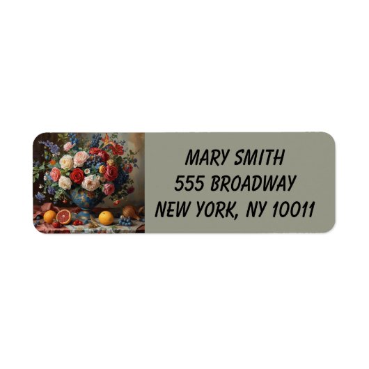 Étiquette Floral Galore (Devant)