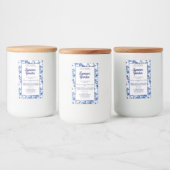 Étiquette floral imperméable bouteille de cosmétiq (Bouteilles)