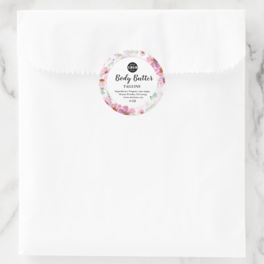 Étiquette floral maison personnalisé (Sac)