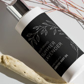 Étiquette floral minimum 4 OZ 120ml de bouteille c