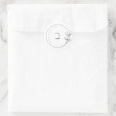 Étiquette floral personnalisé (Sac)