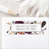 Étiquette Floral sauvage | (En situation)