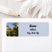 Étiquette Floral Vivid Jaune Lantana Photo Flower (En situation)