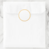 Étiquette florale jaune et blanc vierge (Sac)