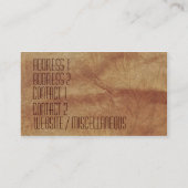 Étiquette florale vintage (Dos)