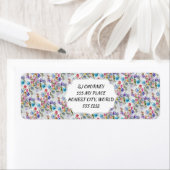 ÉTIQUETTE FLORALE WHIMSIQUE (En situation)