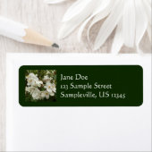 Étiquette Flore de Bégonia blanche tropicale (En situation)