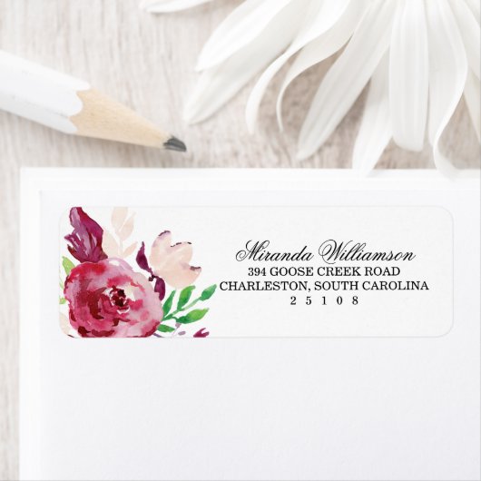 Étiquette Flore printanière (En situation)