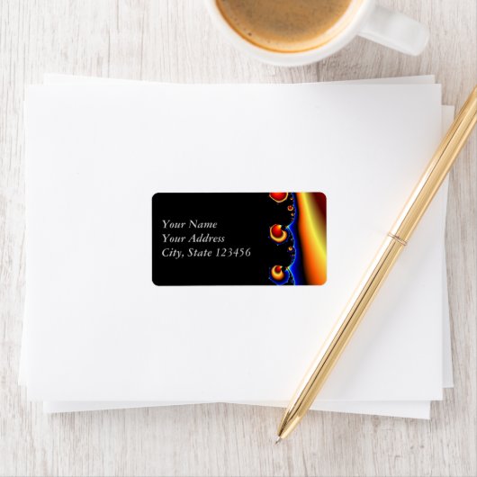 Étiquette Flotsam Goodega - Fractal (En situation)