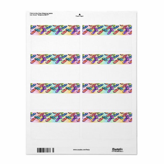 ÉTIQUETTE - FLOTTES D'ART Pop (Feuille entière)